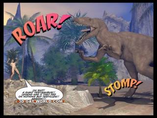 Cretaceous phallus 3d homo komisch sci-fi xxx klem verhaal