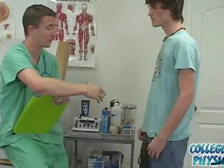 College chap Visits Campus medical practitioner For An Exam.